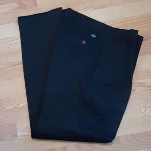 DOCKERS Classic Fit Pants, 34 X 34, Black